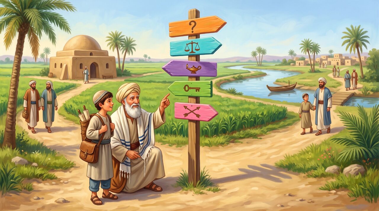 איור: מילות מפתח - התמרורים של הגמרא